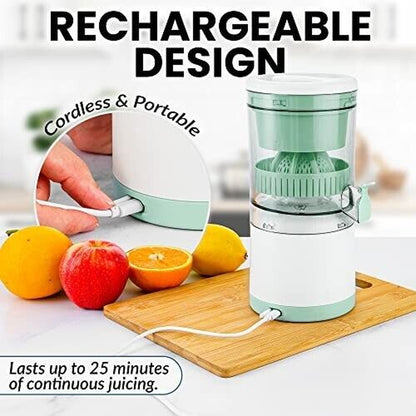 Lemon & Orange Juicer Electric Citrus Squeezer & Presser - Rechargeable Juicer