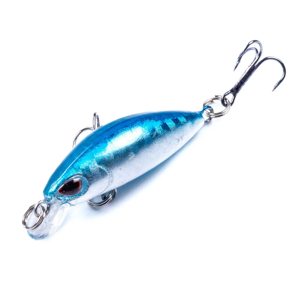 Mini Minnow Fishing Lures 4Cm 2G Hard Bait Bass Pesca Wobblers Crankbait Fishing Tackle