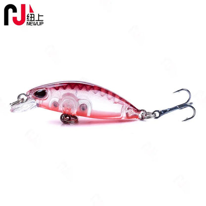 Mini Minnow Fishing Lures 4Cm 2G Hard Bait Bass Pesca Wobblers Crankbait Fishing Tackle