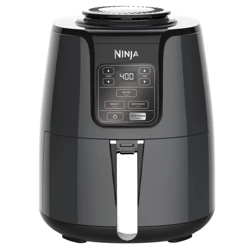 Home-Appliance Air Fryer Machine 4QT Air Fryer, Black, Kitchen