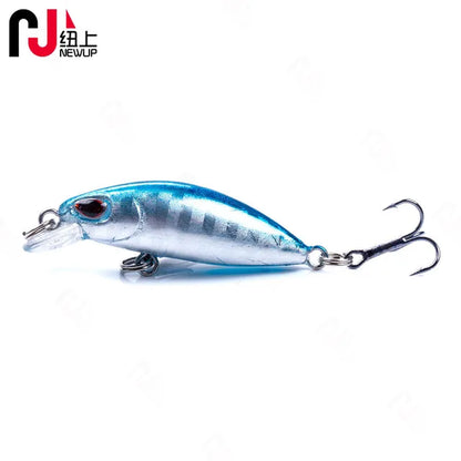 Mini Minnow Fishing Lures 4Cm 2G Hard Bait Bass Pesca Wobblers Crankbait Fishing Tackle