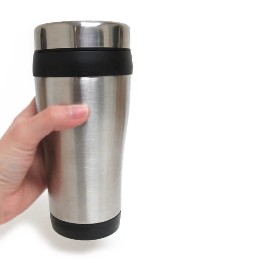 16Oz Cup Insulated Coffee Travel Mug Stainless Steel Double Wall Thermo Tumbler