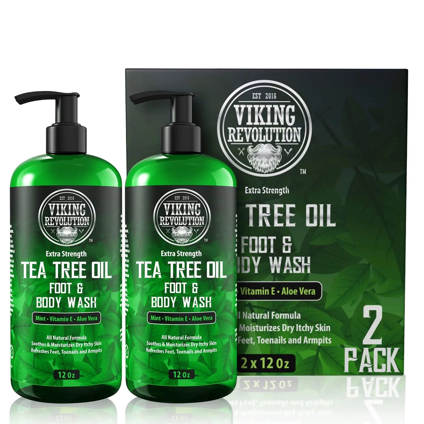 - Tea Tree Oil Body Wash for Men - Antifungal Athlete'S Foot Toenail Fungus & More, 12Oz