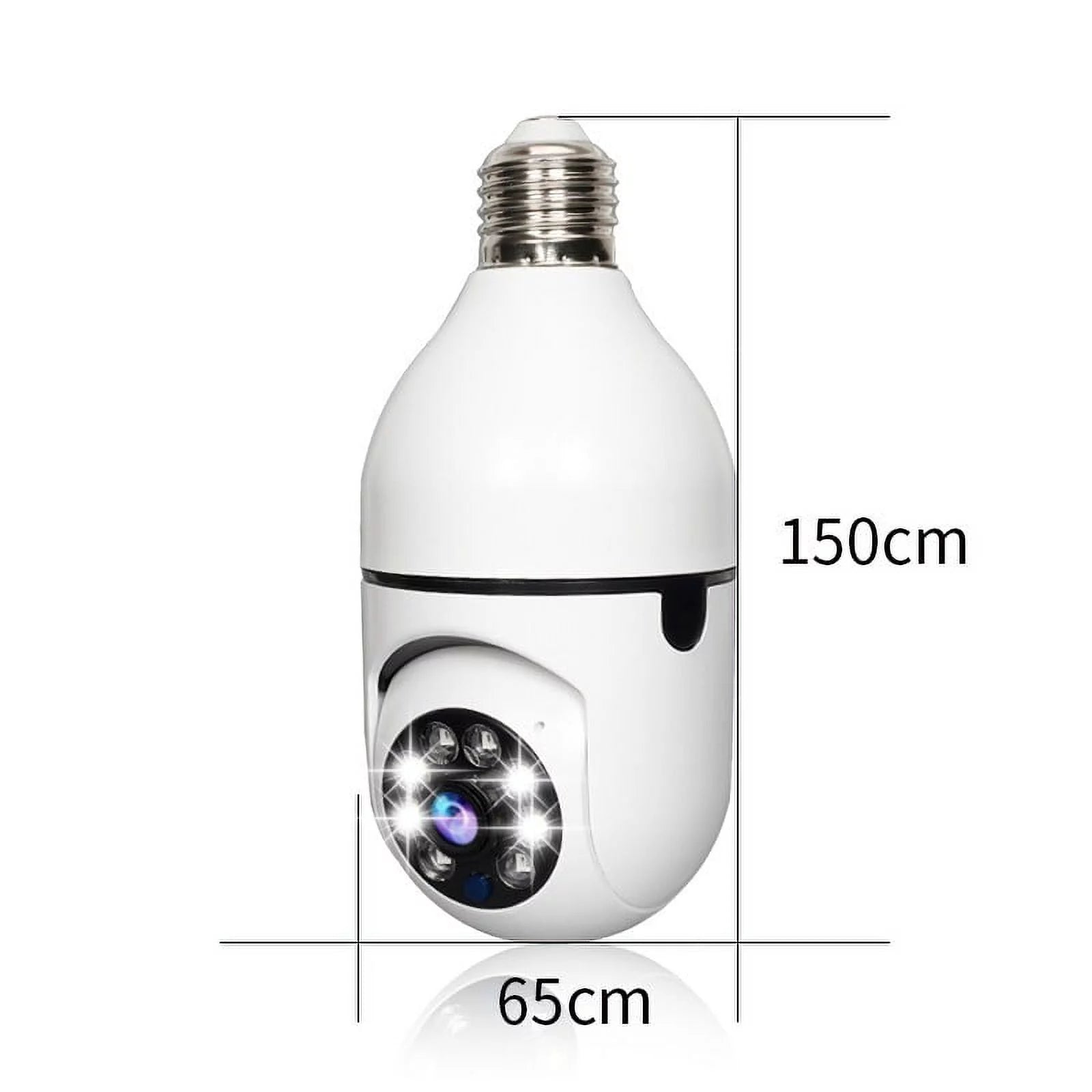 5G Wifi Surveillance Camera, E27 Light Bulb Camera, Wireless Waterproof IP65, Automatic Human Tracking Night Vision Security Camer