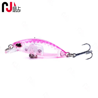 Mini Minnow Fishing Lures 4Cm 2G Hard Bait Bass Pesca Wobblers Crankbait Fishing Tackle